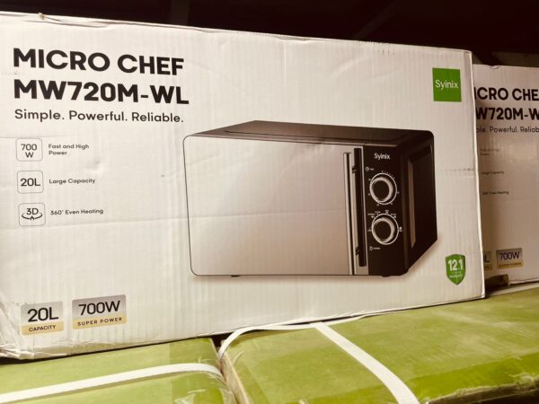 Synix Micro Chef MW720M-WL 20L Microwave Oven – 700W Power