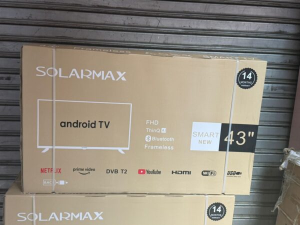 SolarMax 43-Inch Android Smart TV – Full HD Entertainment Hub