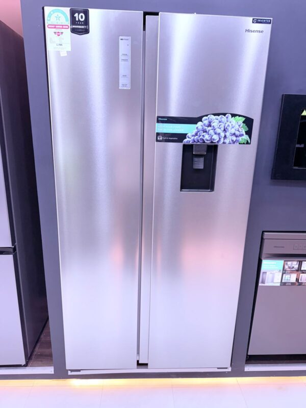 HISENSE SIDE BY SIDE 518L FRIDGE