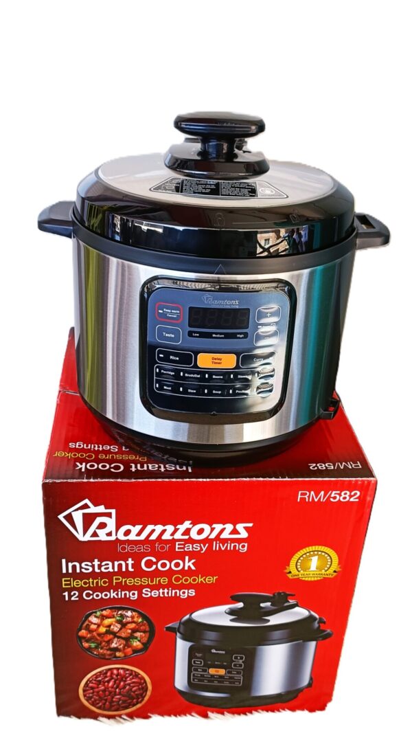 RAMTONS ELECTRIC PRESSURE COOKER- RM/582 1year warranty