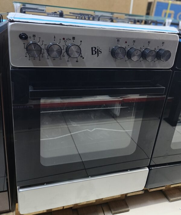Bjs Elite Cooker I-6011T-INOX Silver Premium 60 by 60 cm Freestanding Cooker with 1year warranty