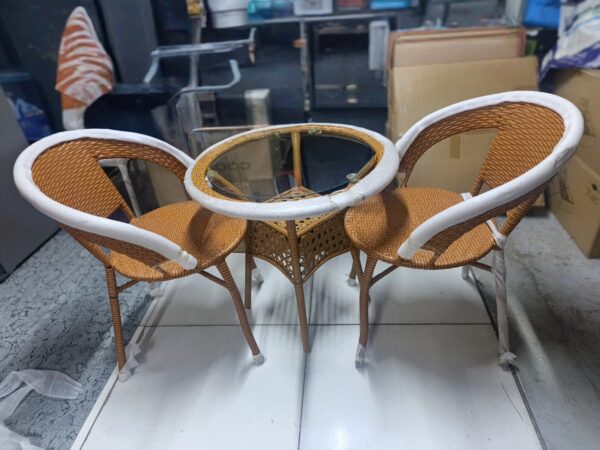 Classy And Elegant Balcony/outside Set Of 2 Seats With A Table