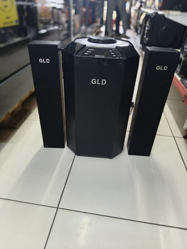 GLD GL-004 2.1CH Subwoofer Speaker System + Mic 120W - Black